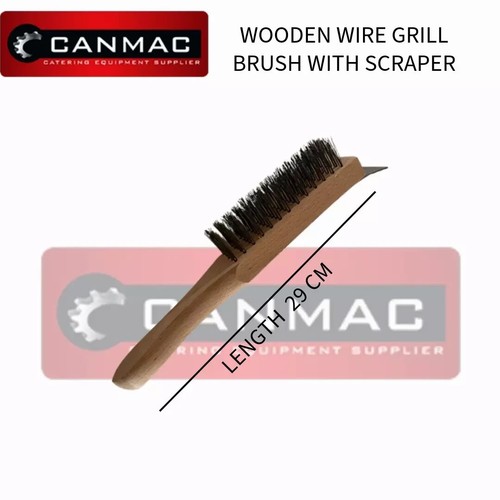 Wooden row wire - wooden, brush