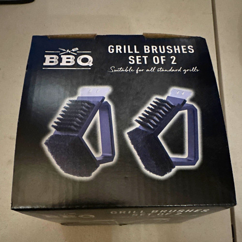 Bbq grill cleaning brush set - bbq,