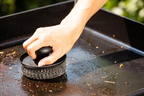 Bbq grill cleaning brush - bbq,