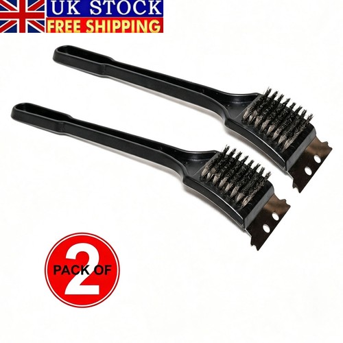 Pack bbq grill brush with - grill,