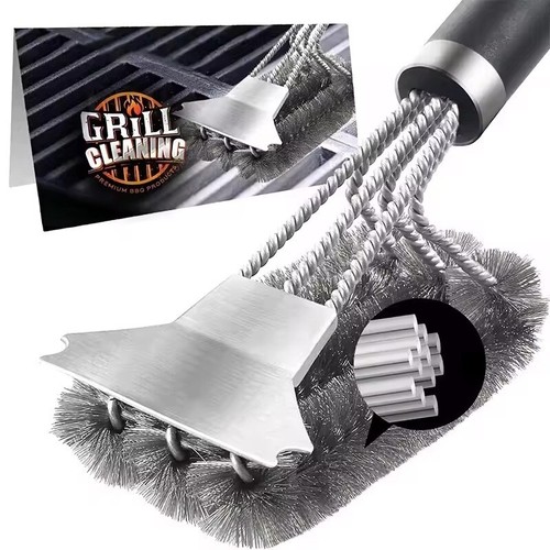 Bbq grill cleaning brush - grill,
